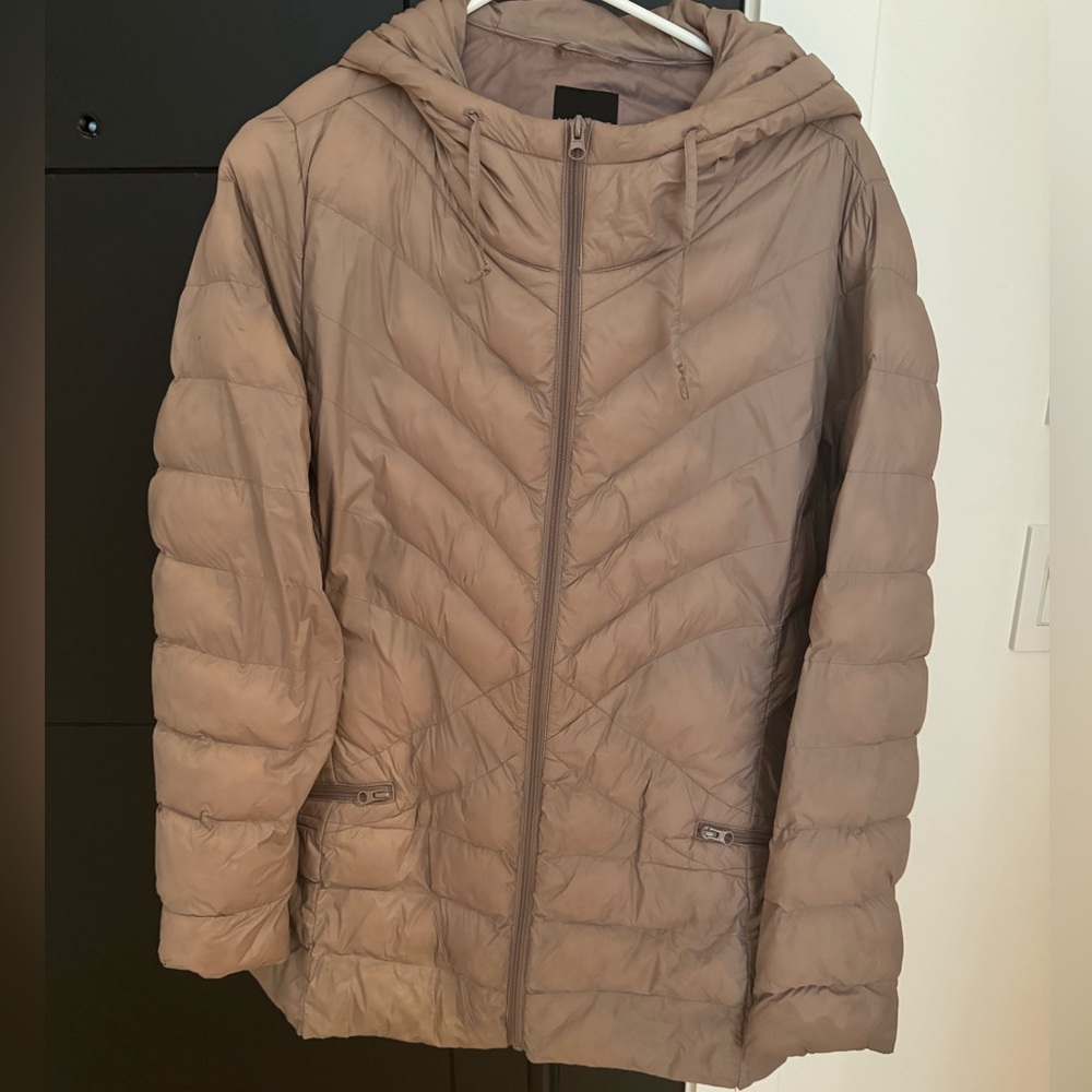 Lane Bryant pink Puffer Coat